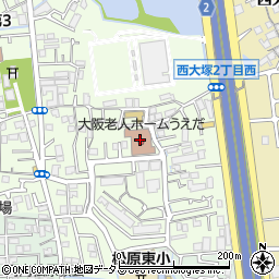 大阪老人ホームうえだ周辺の地図