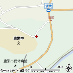 広島県東広島市豊栄町鍛冶屋446周辺の地図