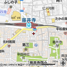 三菱ＵＦＪ銀行富田林支店周辺の地図
