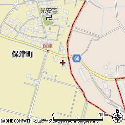 三重県松阪市保津町43-2周辺の地図