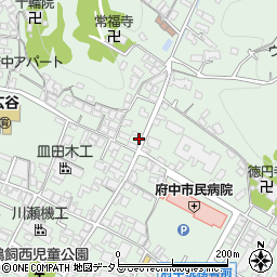 広島県府中市鵜飼町177周辺の地図