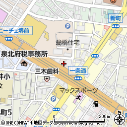 大阪府堺市堺区翁橋町2丁周辺の地図