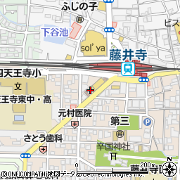 ジャノメ藤井寺支店周辺の地図