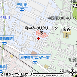 広島県府中市元町46周辺の地図