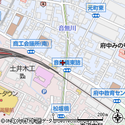 広島県府中市元町430周辺の地図