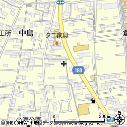 岡山県倉敷市中島2564周辺の地図