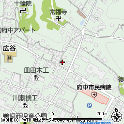 広島県府中市鵜飼町176周辺の地図