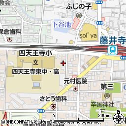 ＧＳパーク藤井寺春日丘駐車場周辺の地図