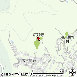 広島県府中市広谷町甲周辺の地図