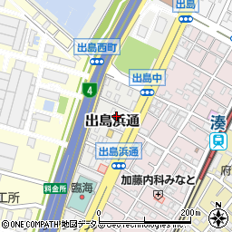 大阪府堺市堺区出島浜通3周辺の地図