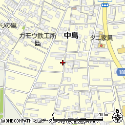 岡山県倉敷市中島2057周辺の地図
