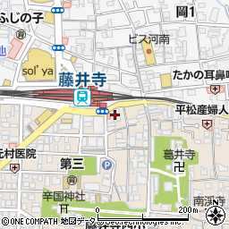 個別指導キャンパス　藤井寺校周辺の地図