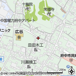 広島県府中市鵜飼町92周辺の地図
