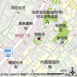 常教寺周辺の地図