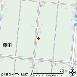 岡山県岡山市南区藤田1261周辺の地図