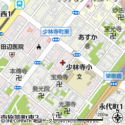 大阪府堺市堺区少林寺町東3丁周辺の地図