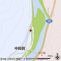 広島県山県郡安芸太田町中筒賀1137周辺の地図