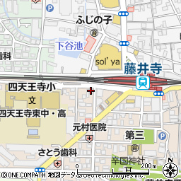 創研学院藤井寺校周辺の地図