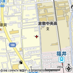 岡山県倉敷市中島2654周辺の地図