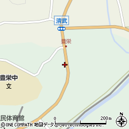 広島県東広島市豊栄町鍛冶屋458周辺の地図