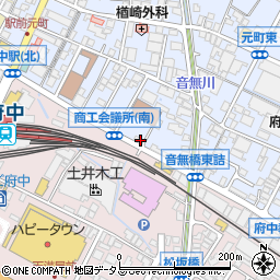 広島県府中市元町434周辺の地図