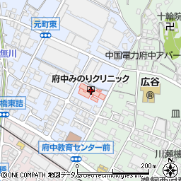 広島県府中市元町43周辺の地図