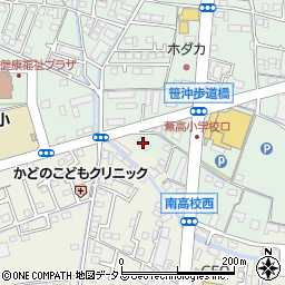 回転寿司いづつや笹沖店周辺の地図