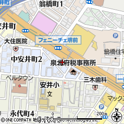 ブランカ堺東周辺の地図