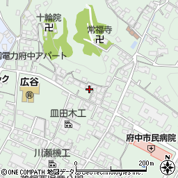 広島県府中市鵜飼町174周辺の地図