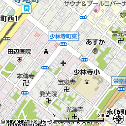 大阪府堺市堺区少林寺町東周辺の地図
