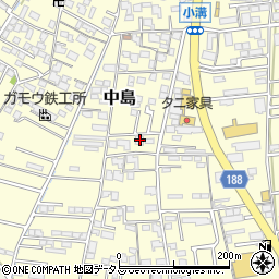 岡山県倉敷市中島2122周辺の地図