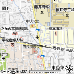 メガネのアイガン　藤井寺店周辺の地図