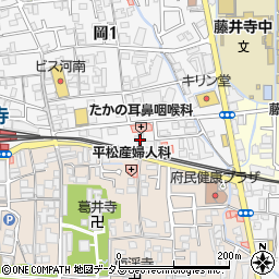 ティグレパートナーズ（税理士法人）　藤井寺事務所周辺の地図