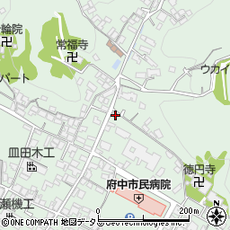 広島県府中市鵜飼町459周辺の地図