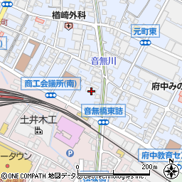 広島県府中市元町446周辺の地図
