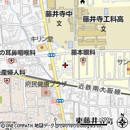 ウェーブ薬局藤井寺店周辺の地図