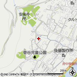 広島県府中市目崎町242周辺の地図