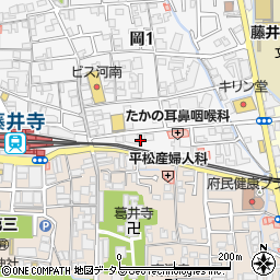 はびきのうどん 藤井寺店周辺の地図