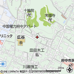 広島県府中市鵜飼町170周辺の地図