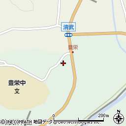 広島県東広島市豊栄町鍛冶屋438周辺の地図