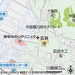 広島県府中市鵜飼町112周辺の地図