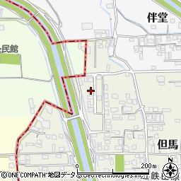 奈良県磯城郡三宅町但馬424周辺の地図