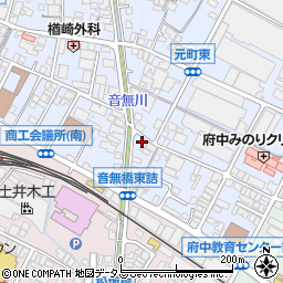 広島県府中市元町25周辺の地図