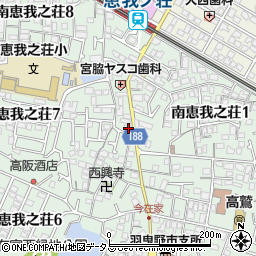 大阪府羽曳野市南恵我之荘7丁目1-8周辺の地図