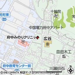広島県府中市鵜飼町110周辺の地図