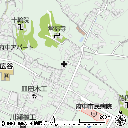 広島県府中市鵜飼町183周辺の地図