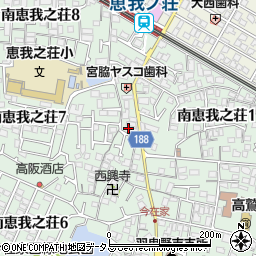 大阪府羽曳野市南恵我之荘7丁目1-12周辺の地図