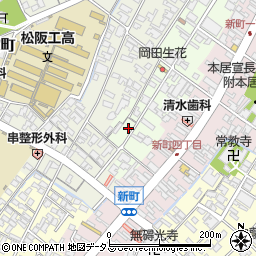 三重県松阪市新座町1163周辺の地図