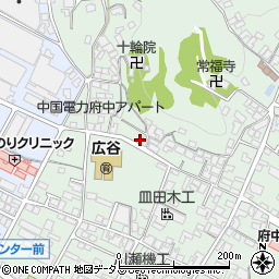 広島県府中市鵜飼町164周辺の地図