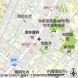 三重県松阪市新町909-3周辺の地図